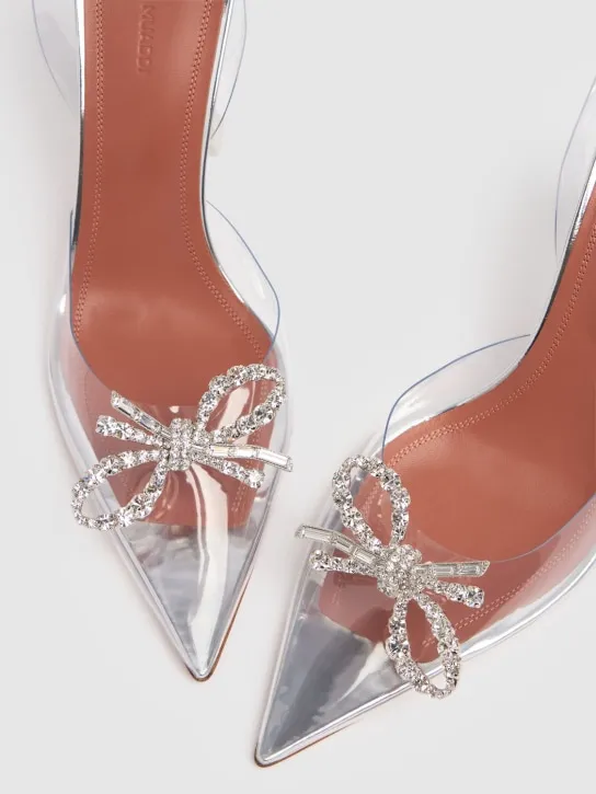 Amina Muaddi   95mm Rosie PVC slingback pumps 