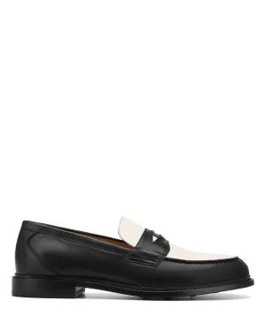 Branch Black/White Leather