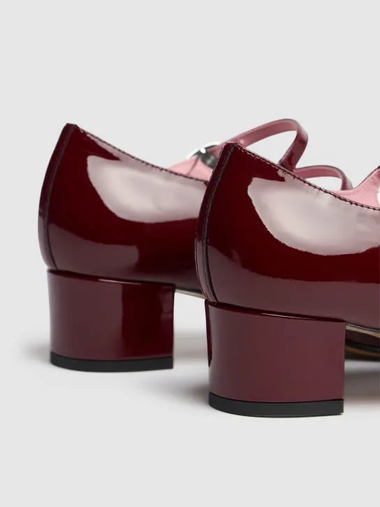 Carel   40mm Kina patent leather pumps 