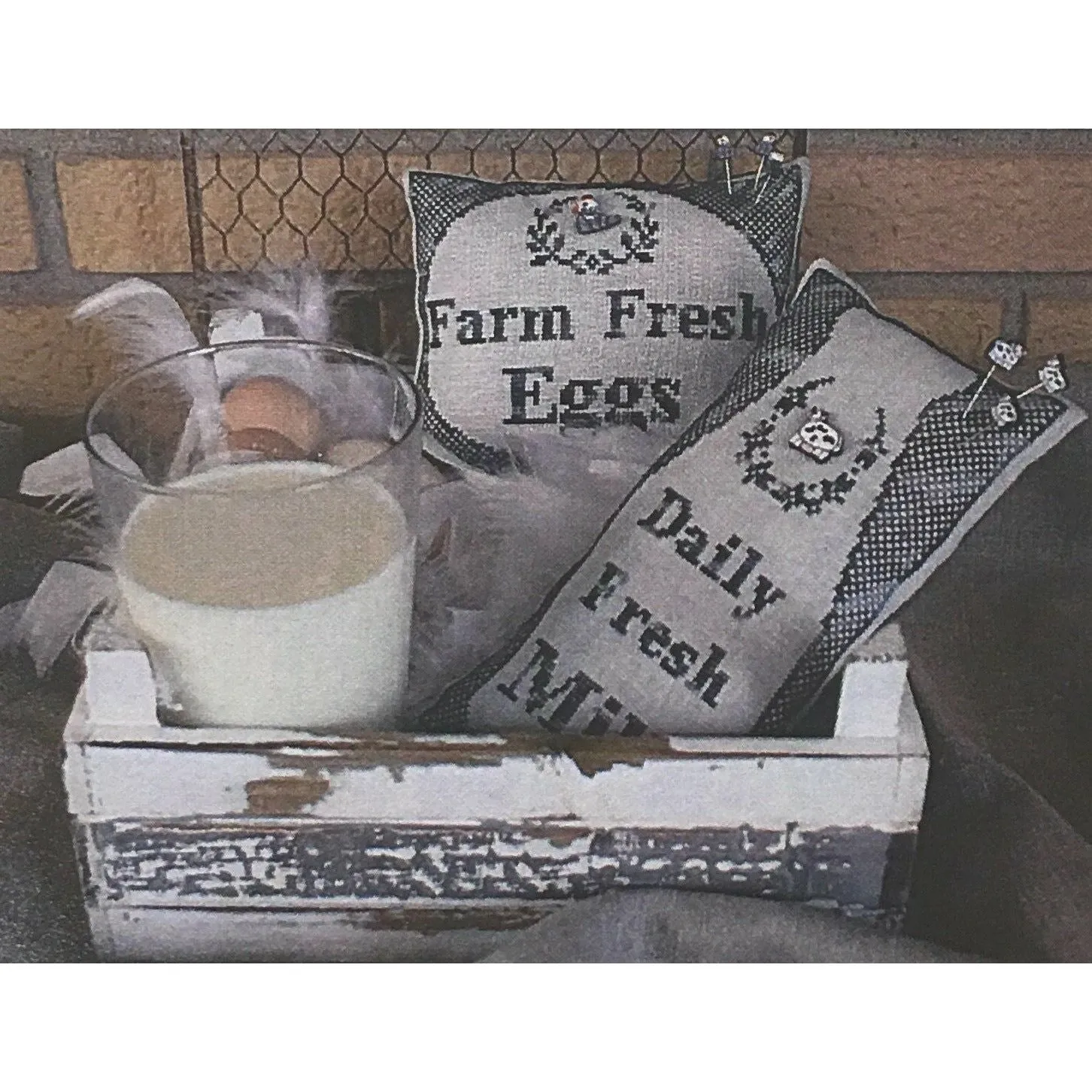 Farm Fresh Eggs Pattern