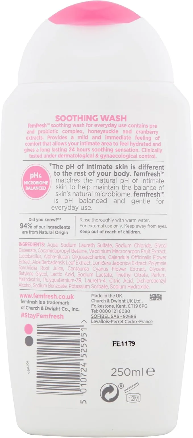 Femfresh Ultimate Care Soothing Wash (250ml)