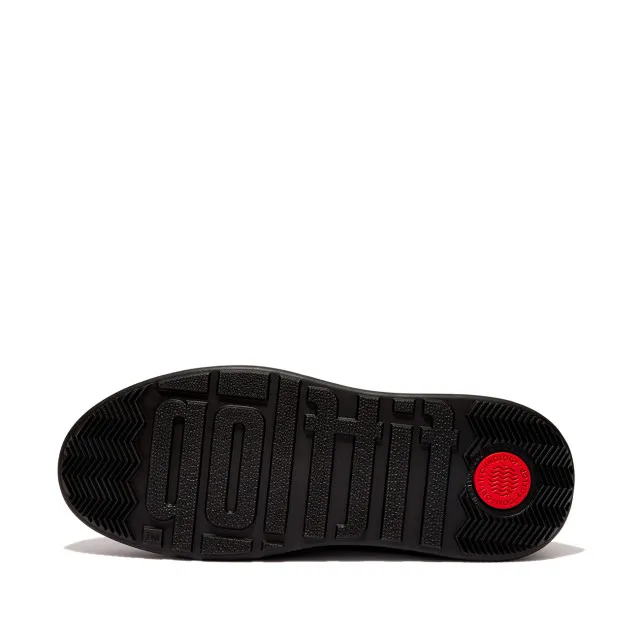 FitFlop F-mode leather flatform penny loafers