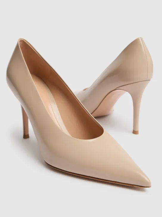 Gianvito Rossi   85mm Tokio leather pumps 