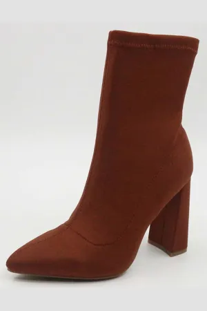 Harper Toe Boot Chunky Heel