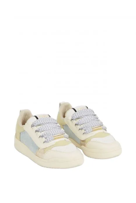 JOSH V sneaker met metallic details | Maeve