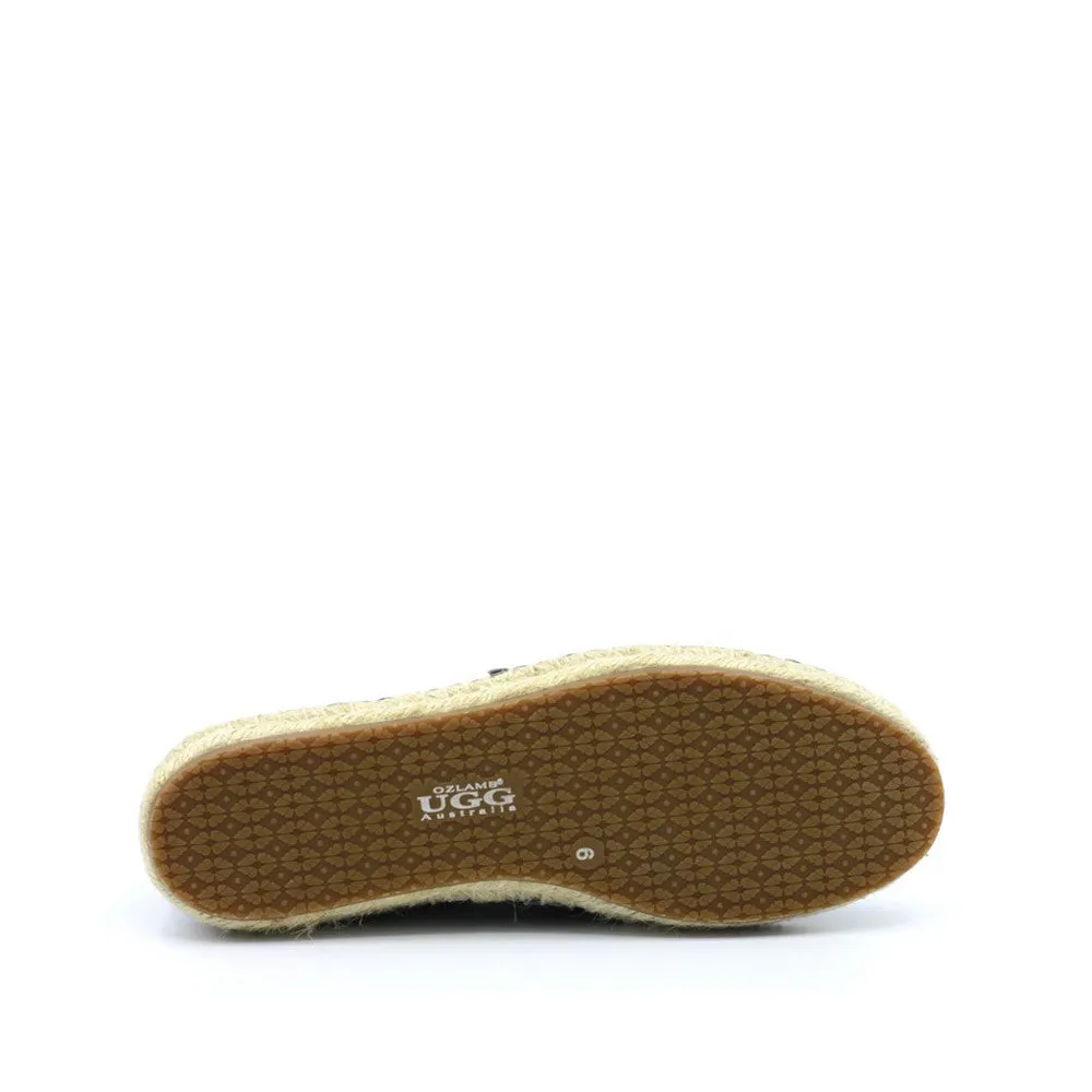 Kiren Espadrille By Ozlamb - Grey