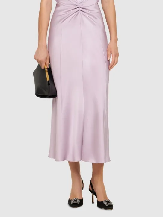 Manolo Blahnik   70mm Hangisli satin pumps 
