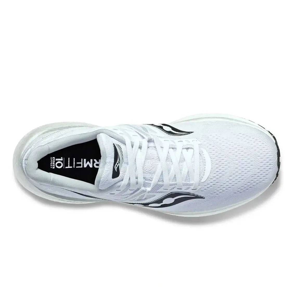 Mens Saucony Triumph 20 - White / Black