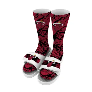 Miami Heat Distressed Sock Bundle