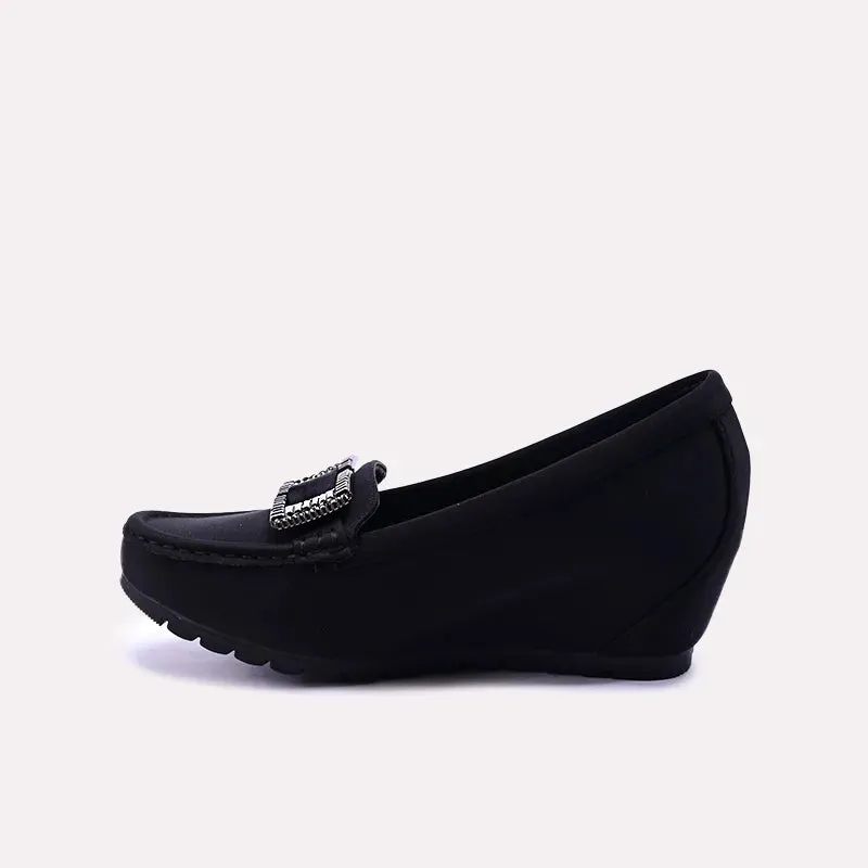 Milana Black Casual Pumps 0431279