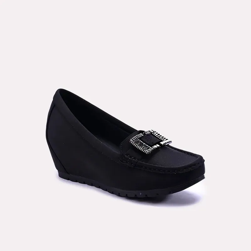 Milana Black Casual Pumps 0431279