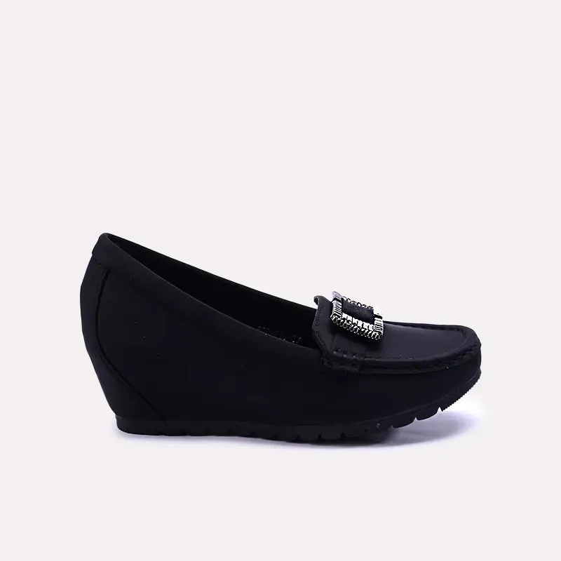 Milana Black Casual Pumps 0431279