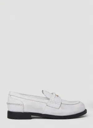 Miu Miu Painted Penny Loafers
