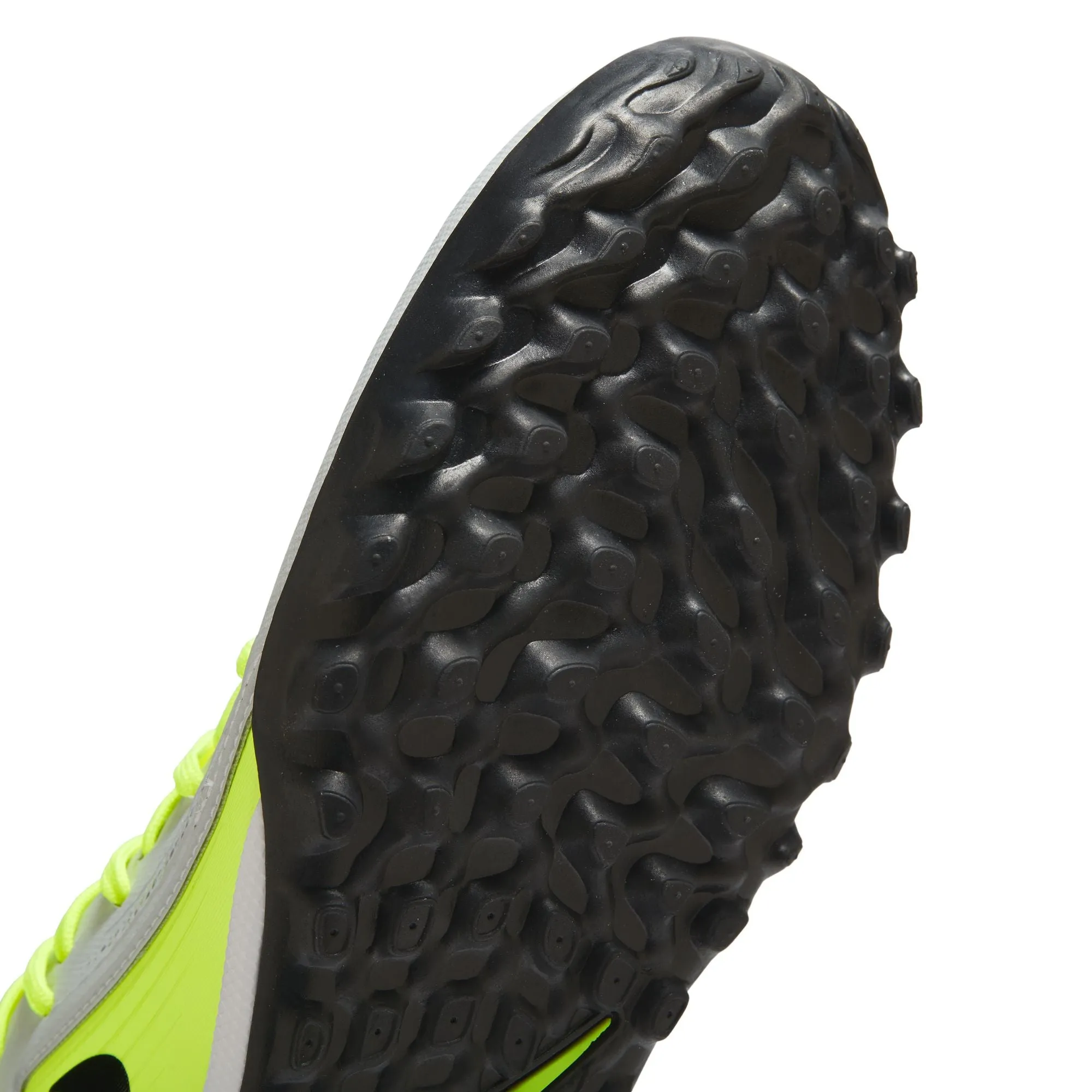 Nike Phantom Luna II Academy TF Turf Soccer Cleat -Metallic Silver/Black-Volt
