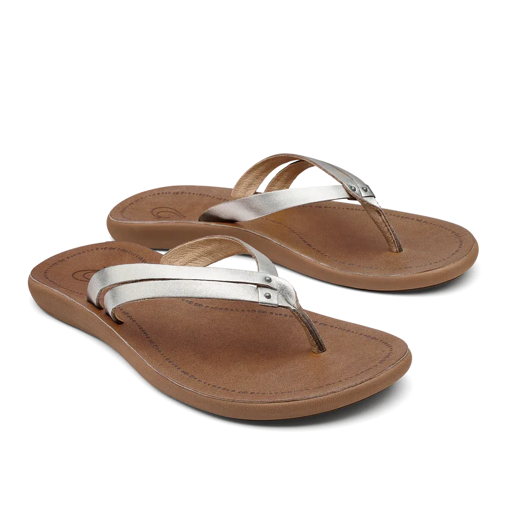 Olukai Women's Kapehe Luana / Silver - Sahara