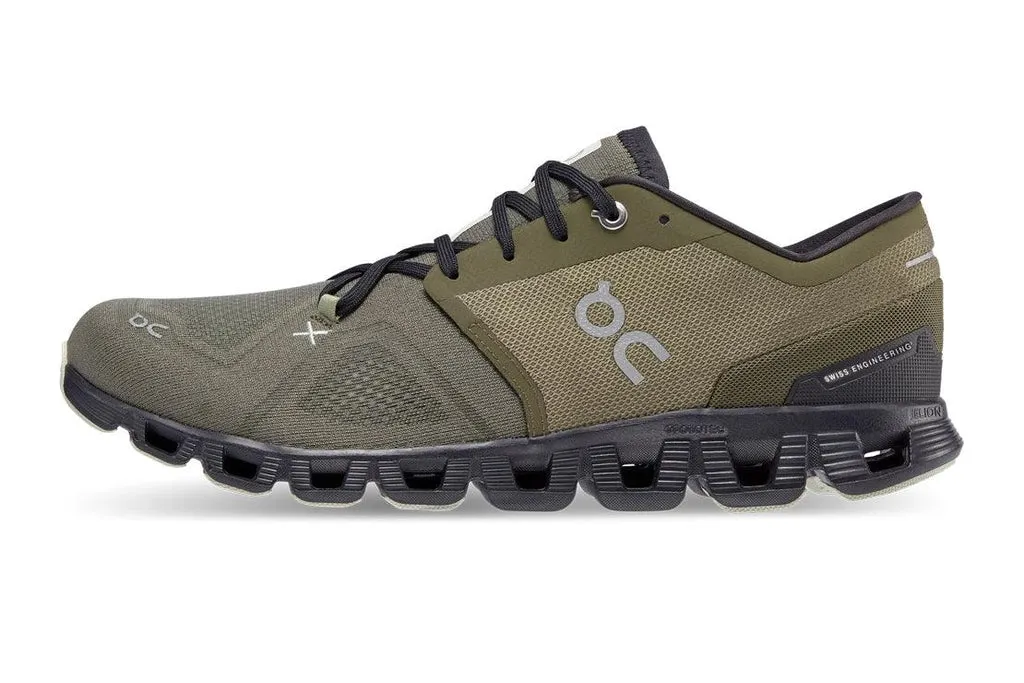 ON Men's Cloud X 3 - Olive/Reseda