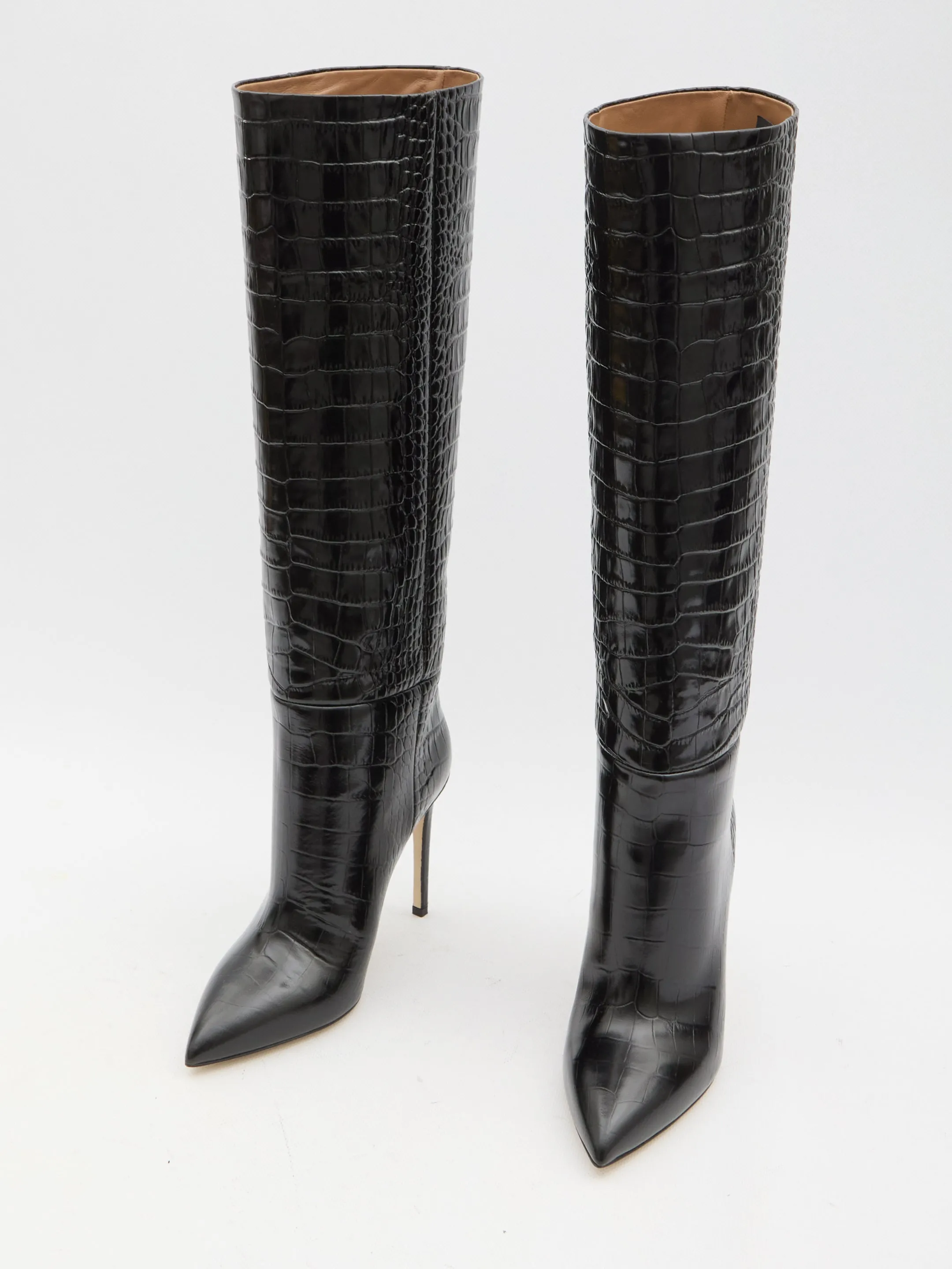 Paris Texas Leather Stiletto Boots