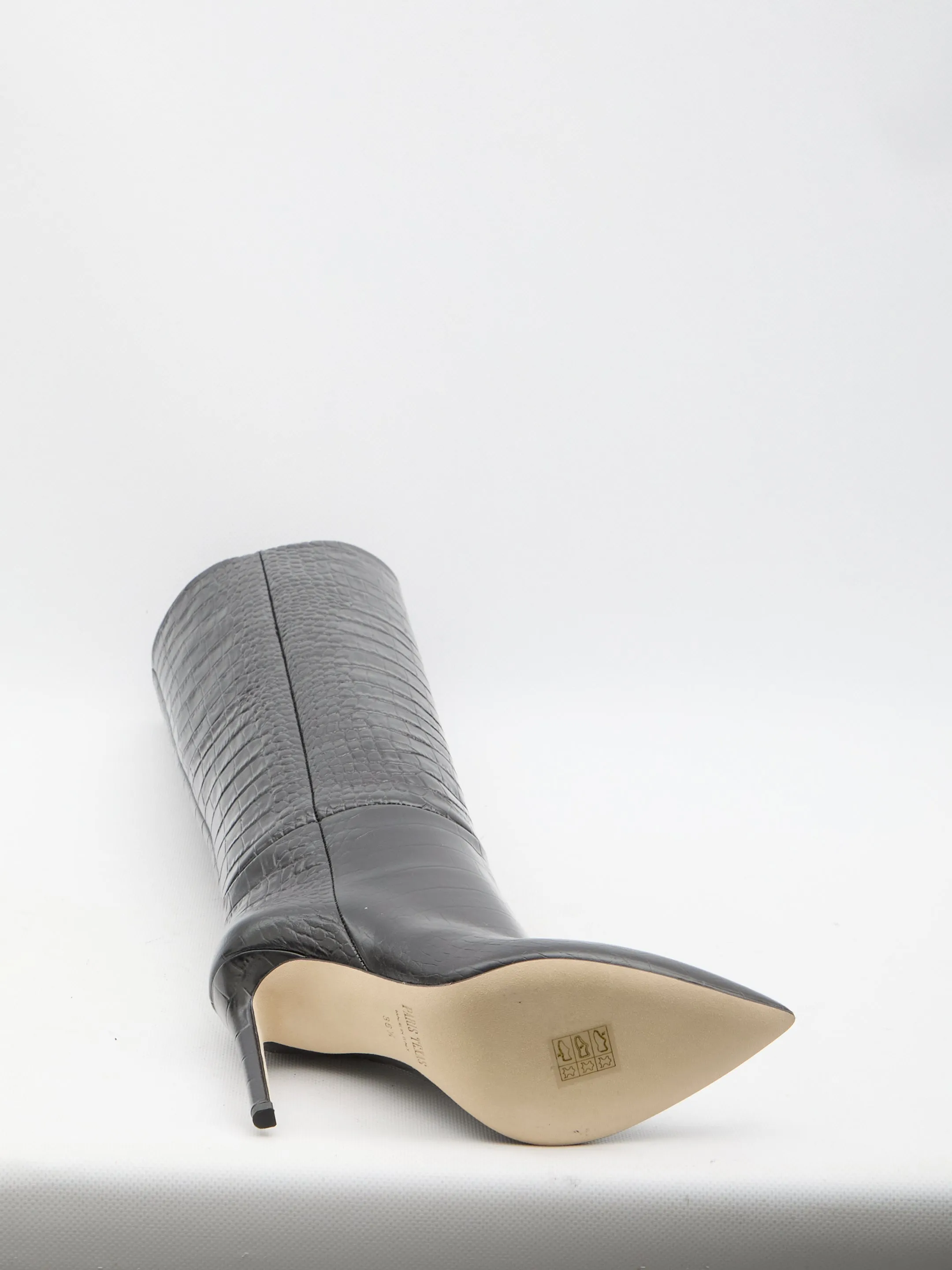Paris Texas Leather Stiletto Boots