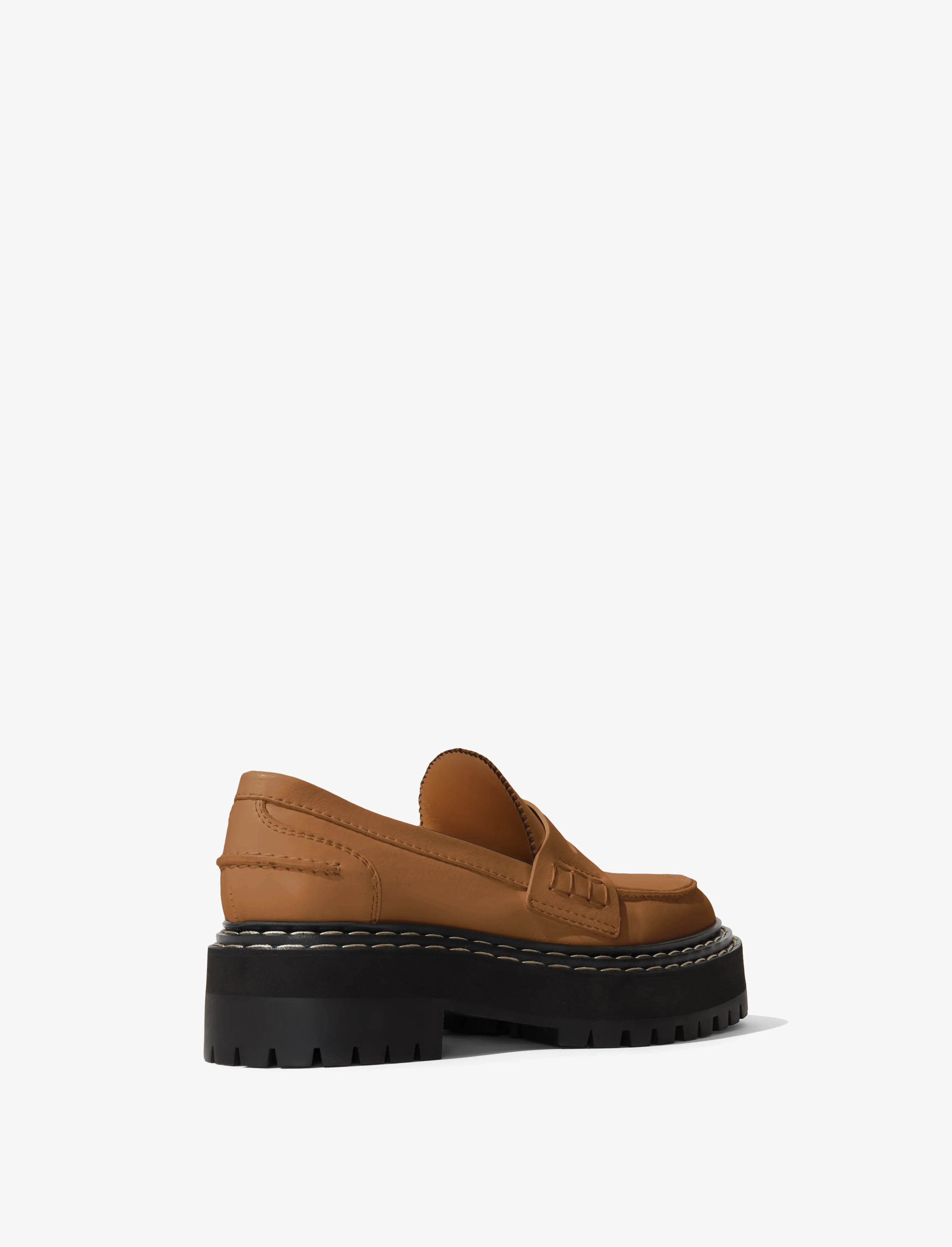 Proenza Schouler Lug Sole Platform Loafers - Beige