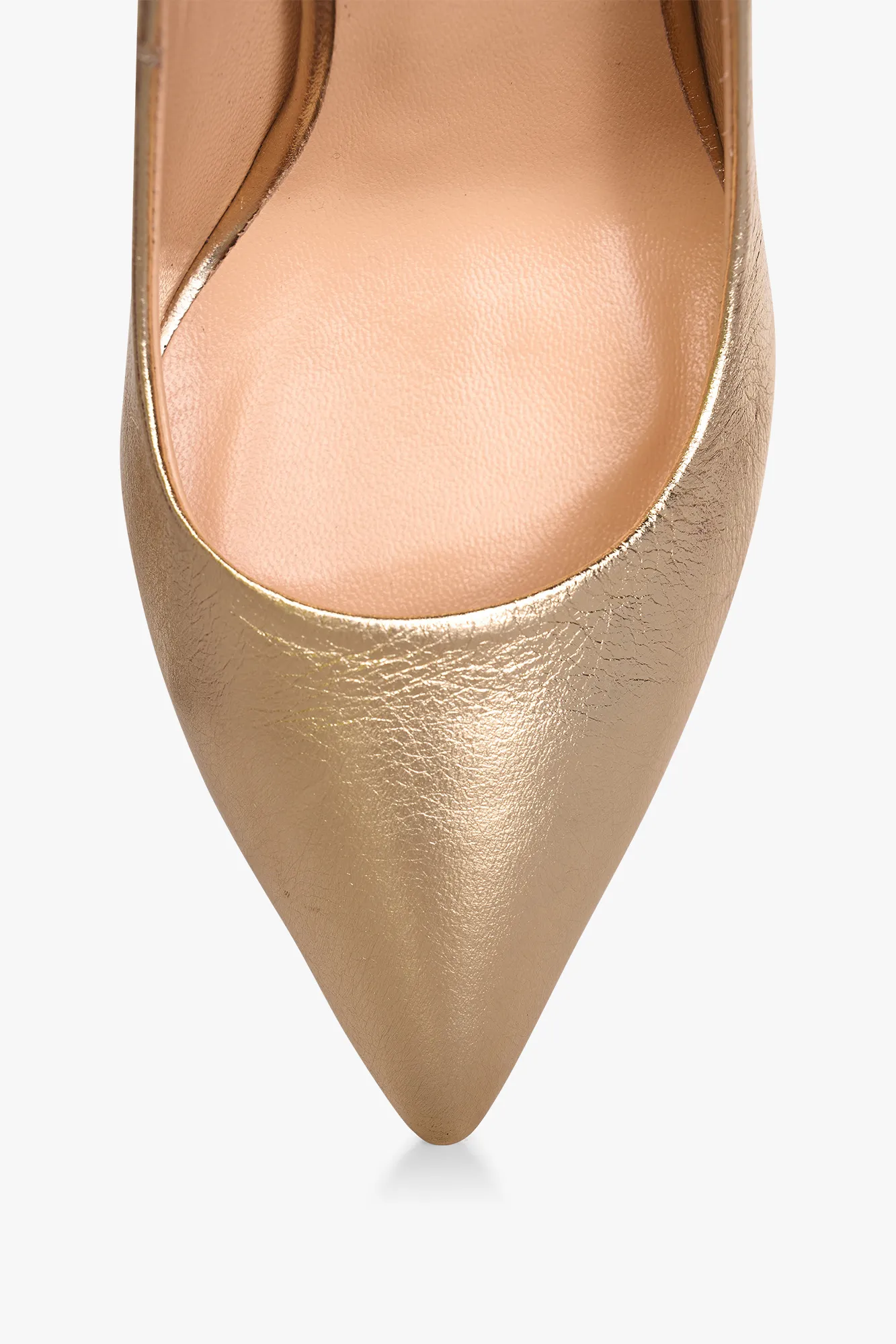 PUMPS DAMES LEER DEAN GOUD
