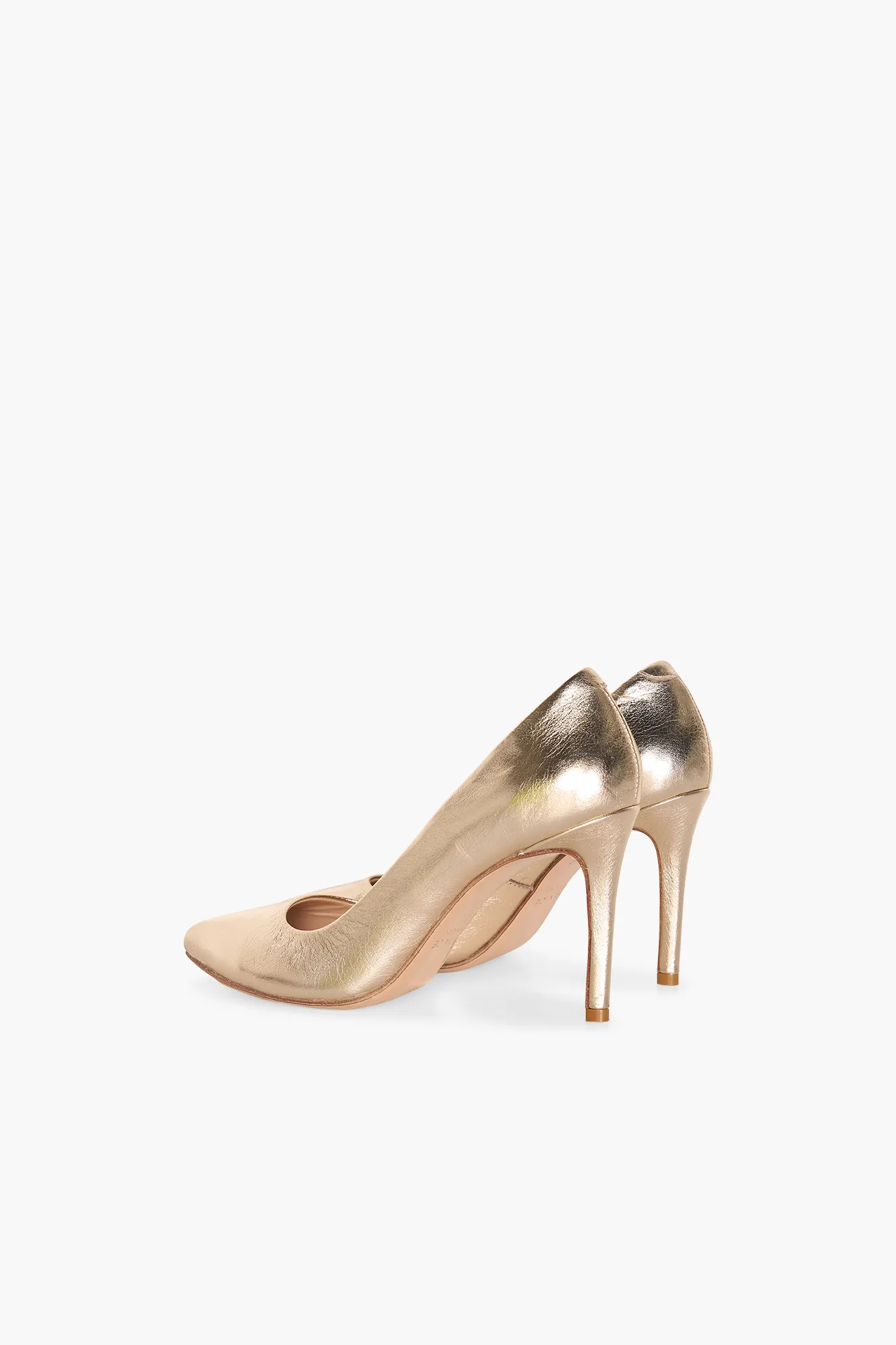 PUMPS DAMES LEER DEAN GOUD