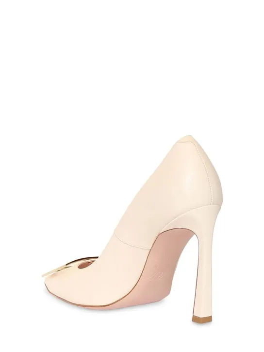 Roger Vivier   100mm BV Trompette leather pumps 