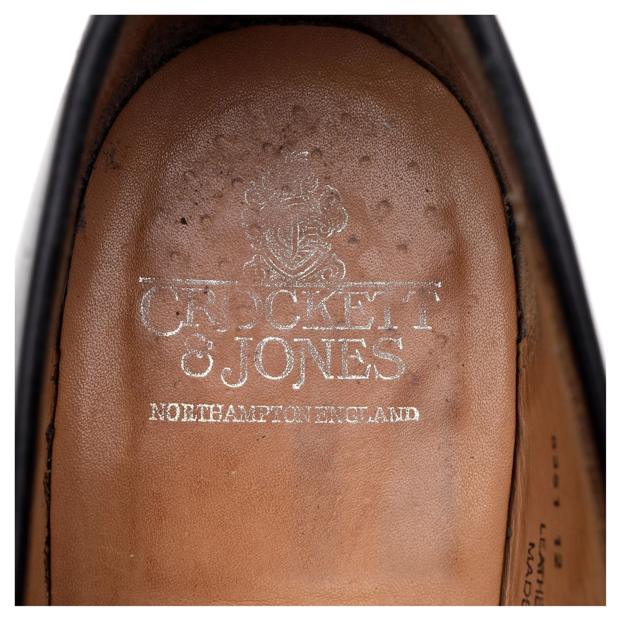 'Sydney' Black Leather Loafers UK 10 E