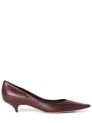 The Row   35mm Uxor leather pumps 
