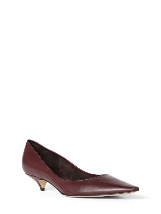 The Row   35mm Uxor leather pumps 
