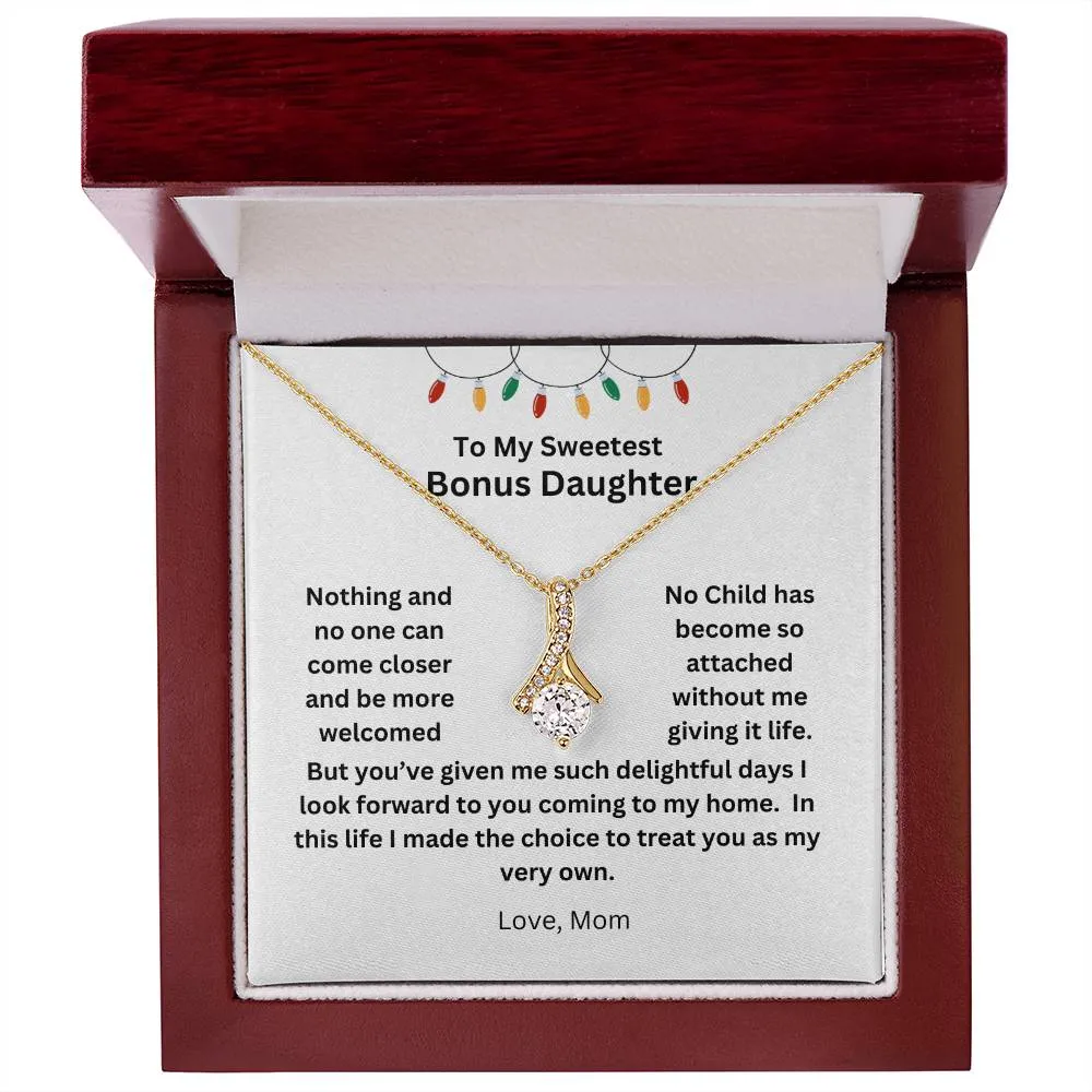 To My Sweetest  Bonus Daughter