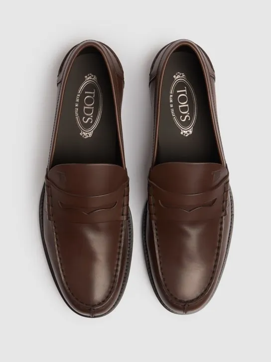 Tod&#x27;s   Penny leather loafers 