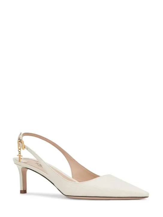 Tom Ford   55mm Angelina leather slingback pumps 